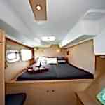 Lagoon catamaran charter interior